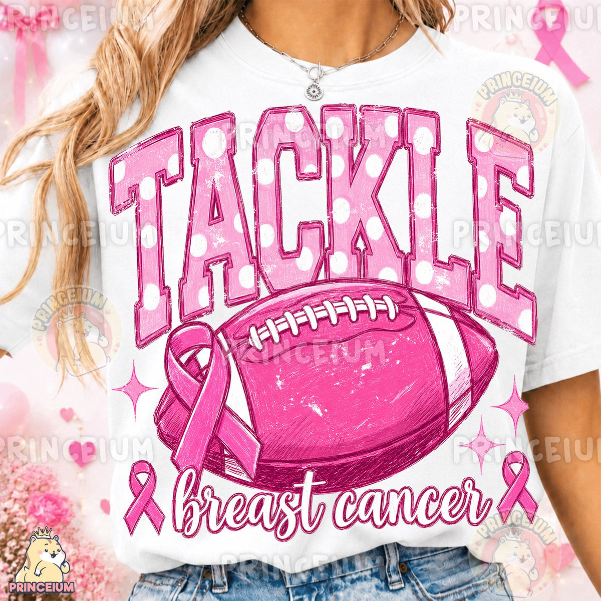 Tackle Breast Cancer Football