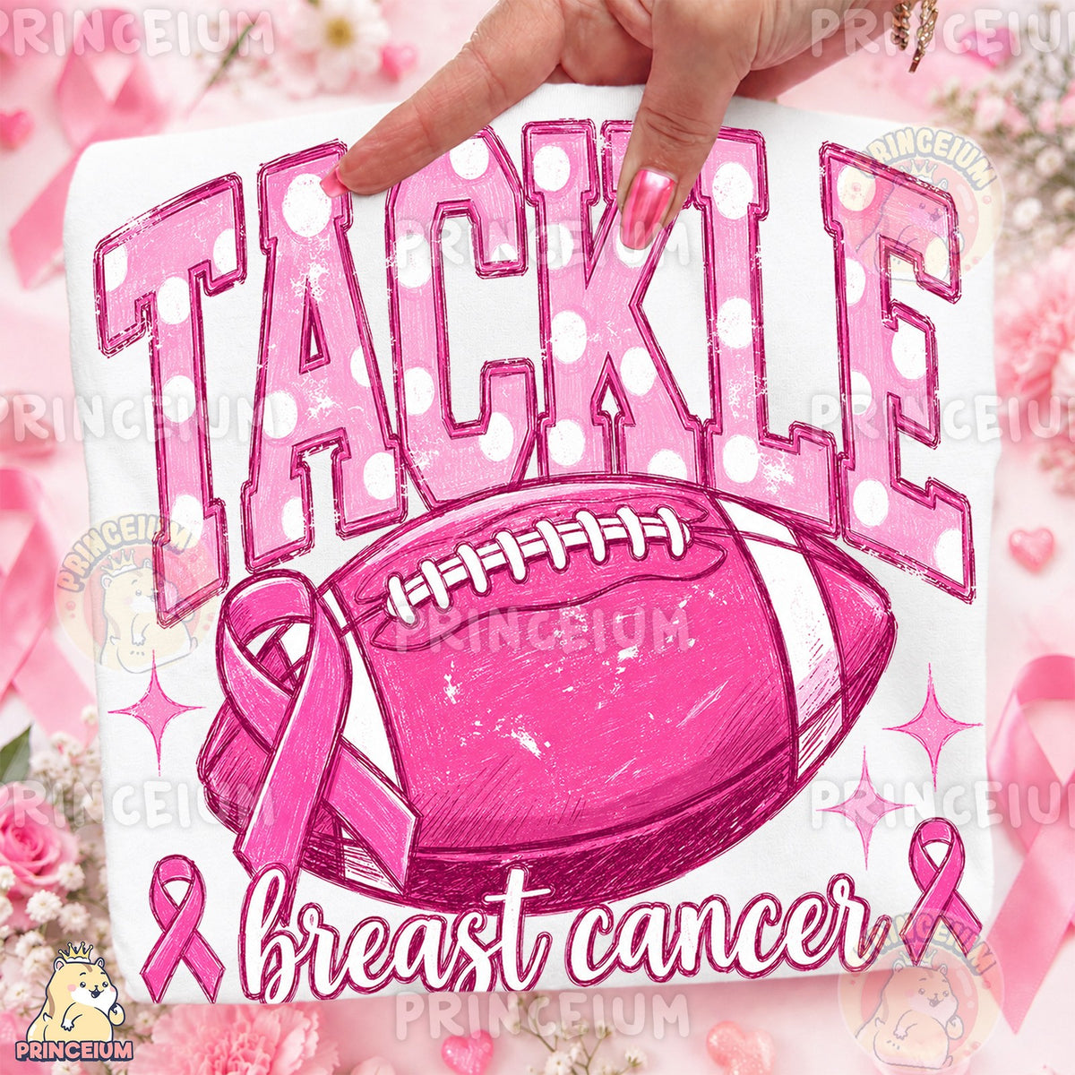 Tackle Breast Cancer Football