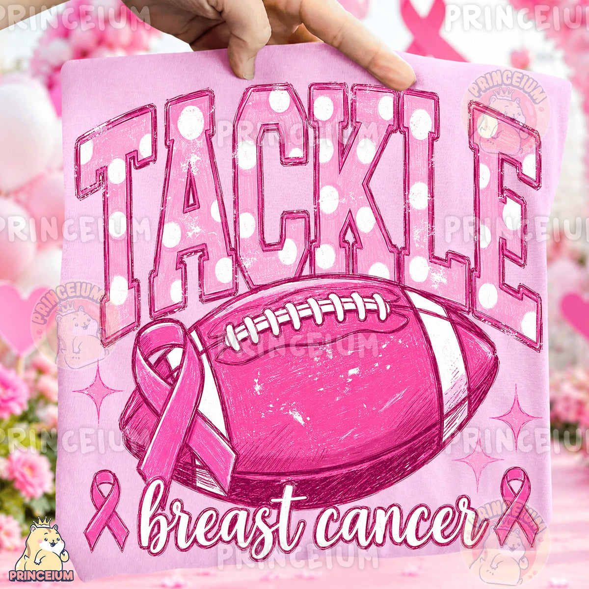 Tackle Breast Cancer Football