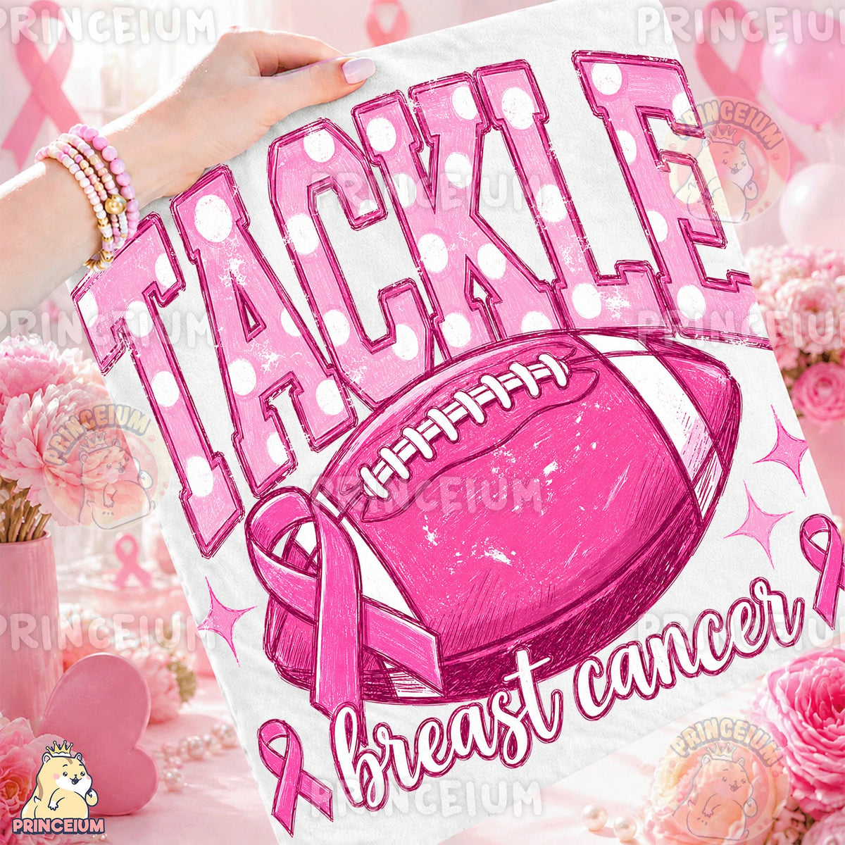 Tackle Breast Cancer Football