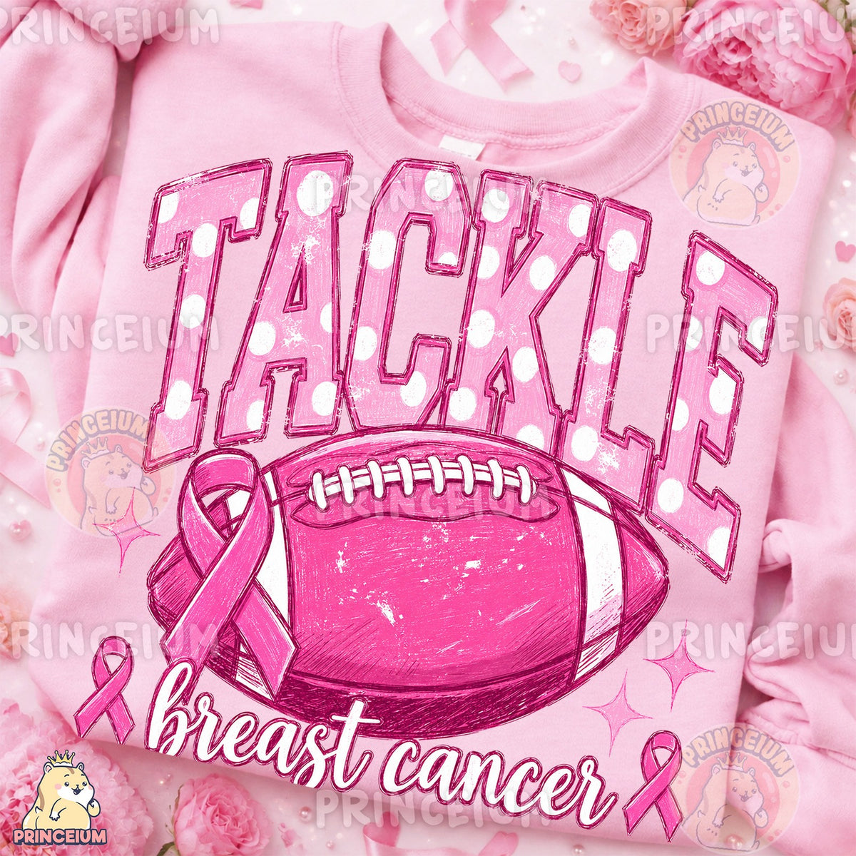 Tackle Breast Cancer Football