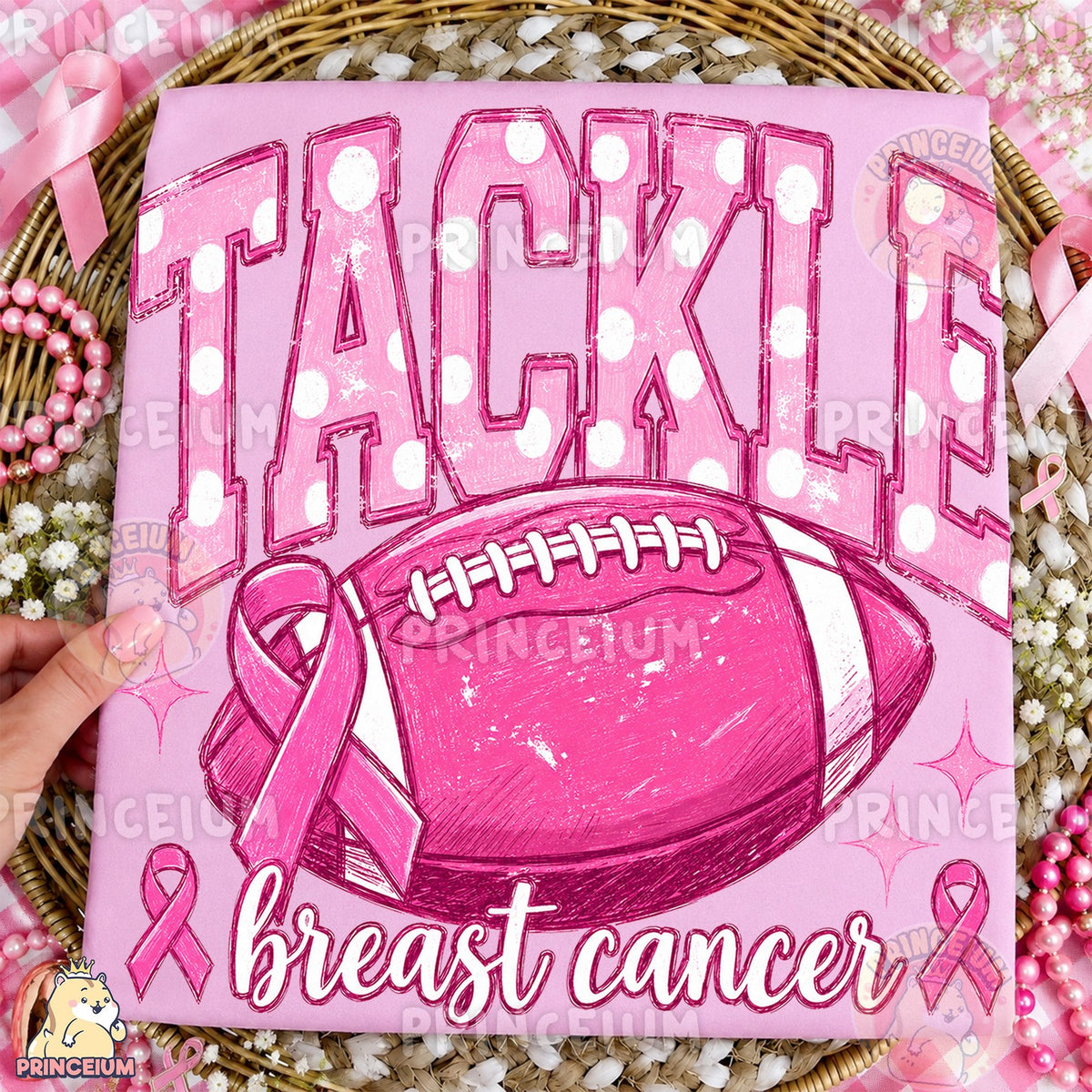 Tackle Breast Cancer Football