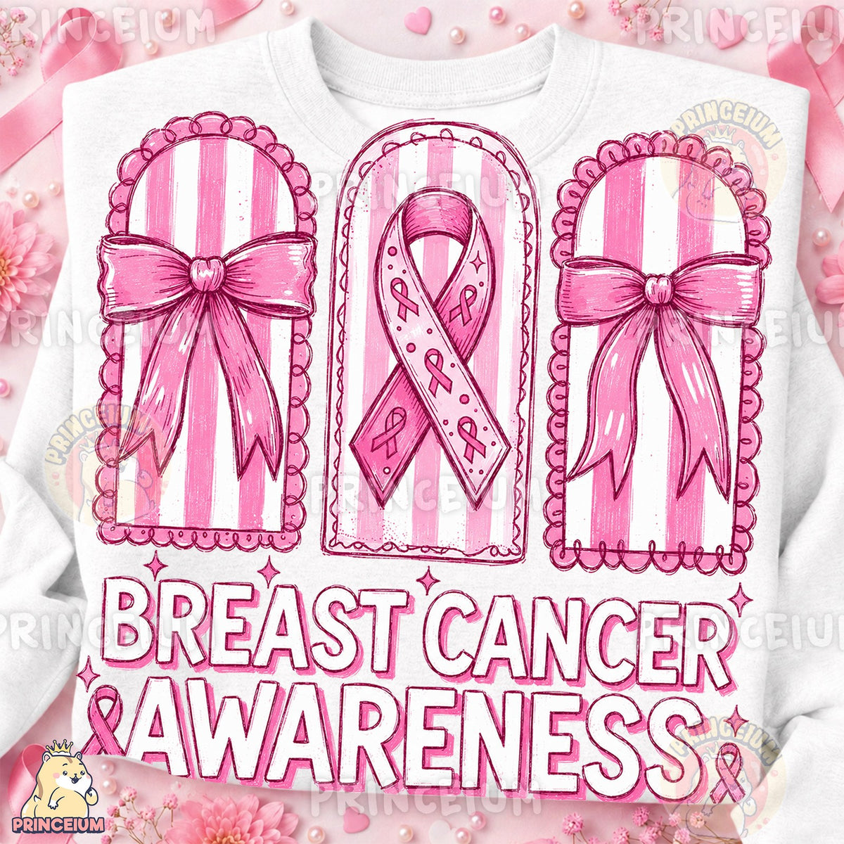 Pink Bows Breast Cancer Awareness