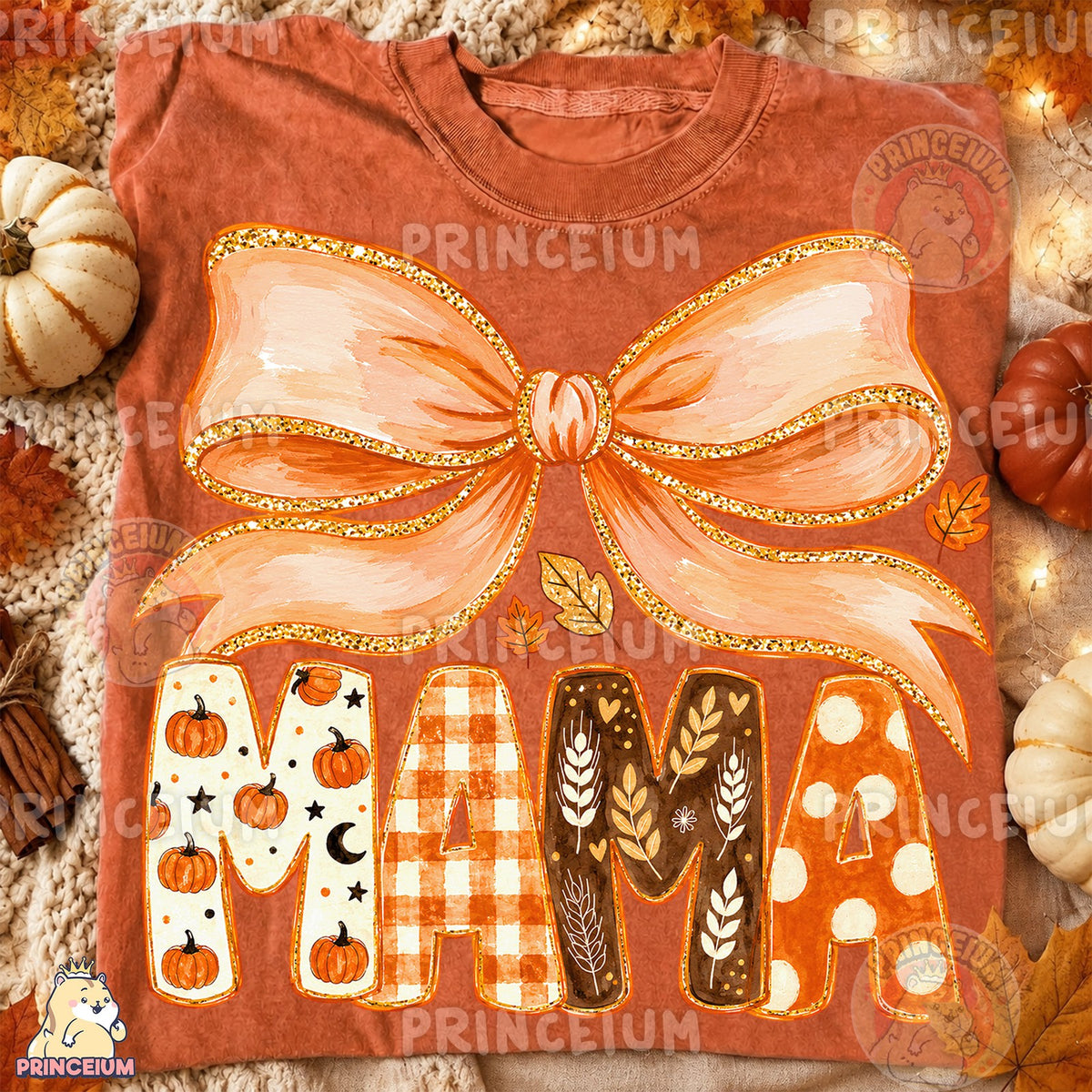 Coquette Fall Mama Bow