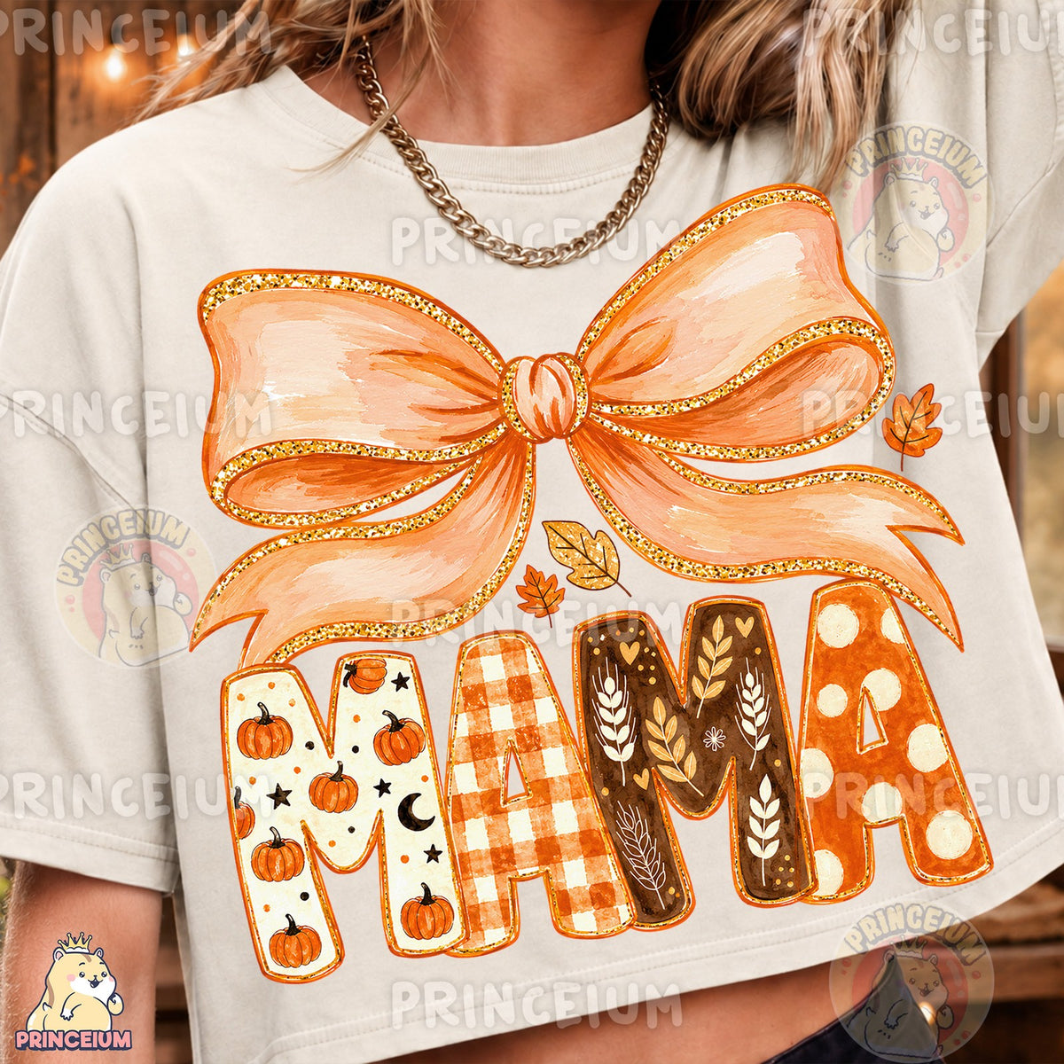 Coquette Fall Mama Bow
