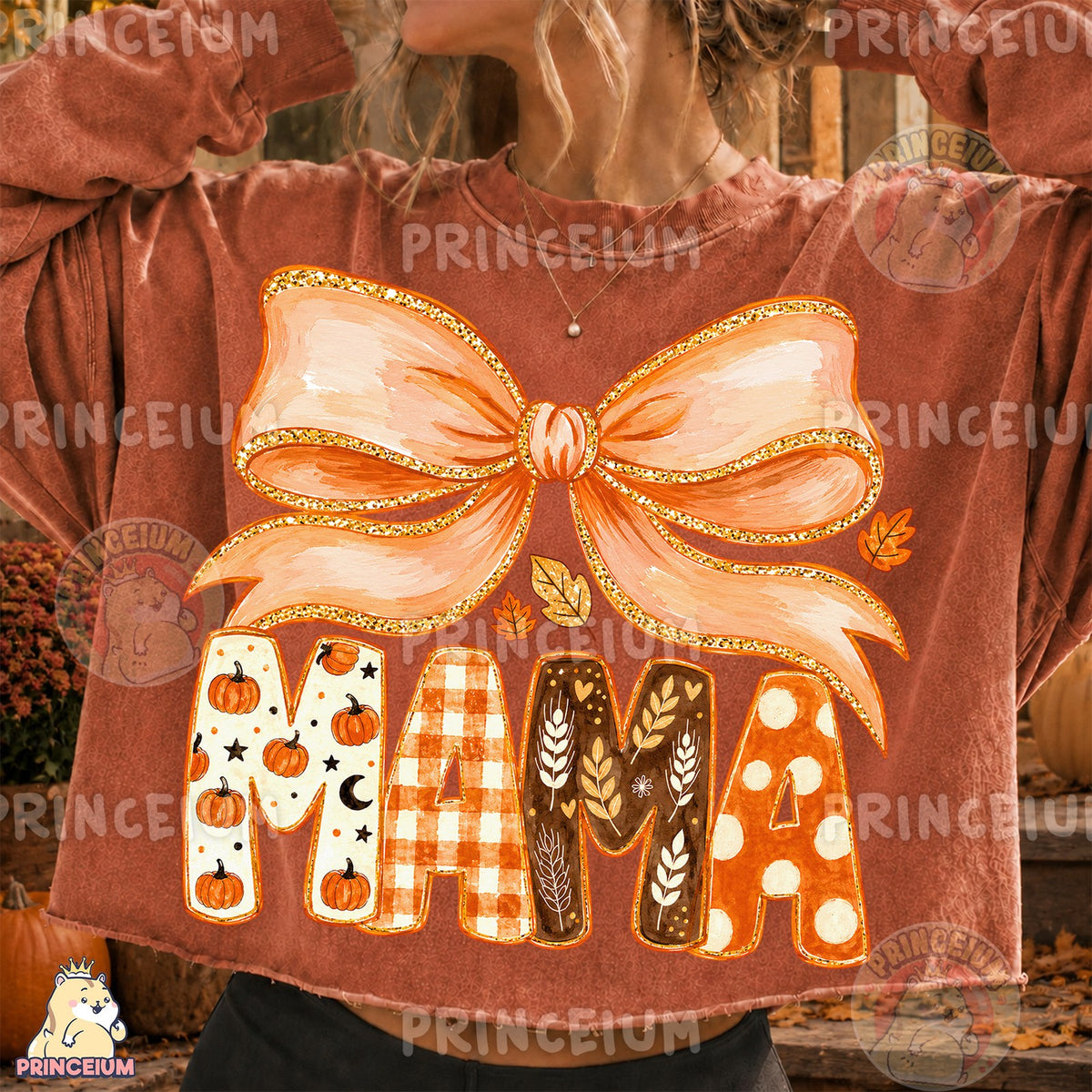 Coquette Fall Mama Bow