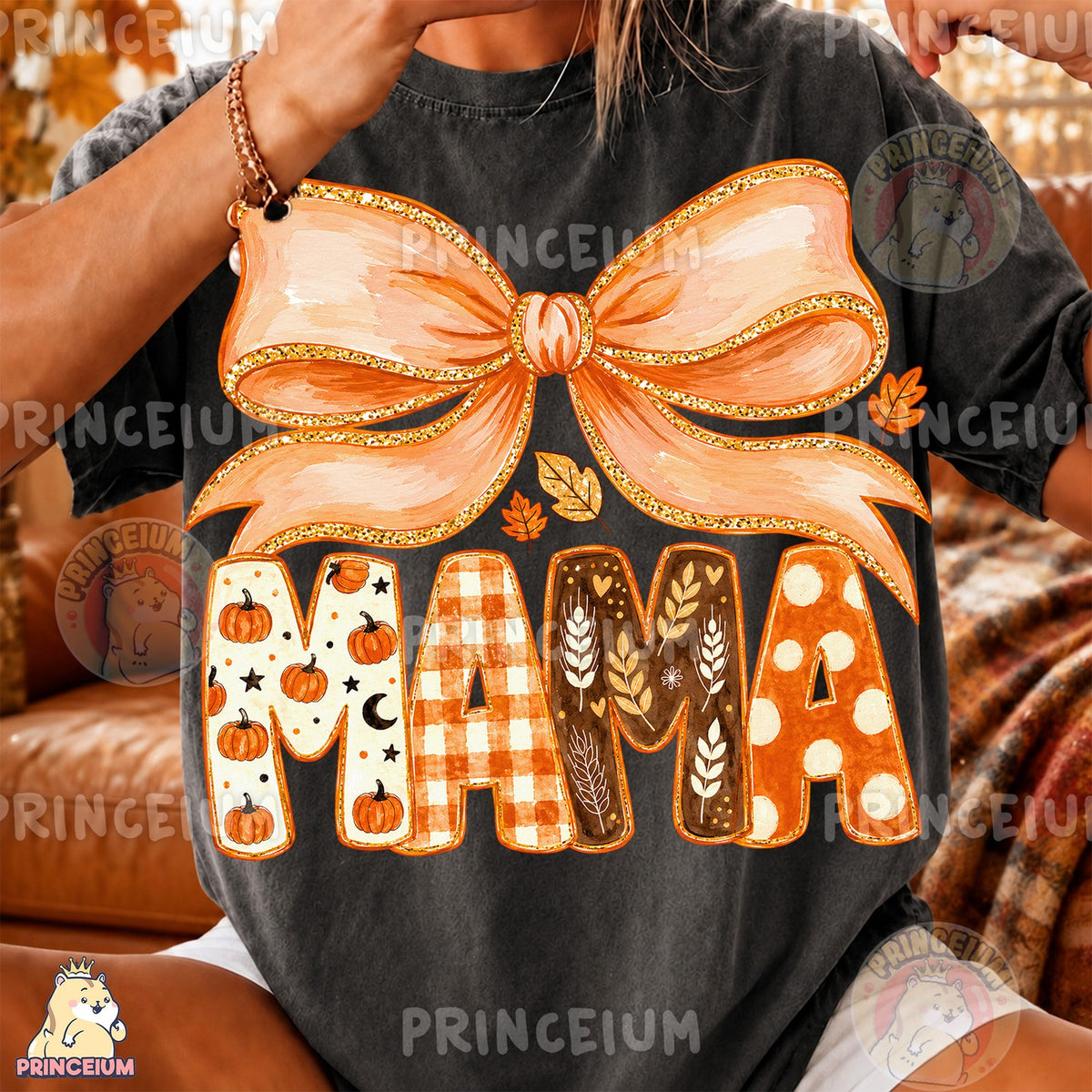 Coquette Fall Mama Bow