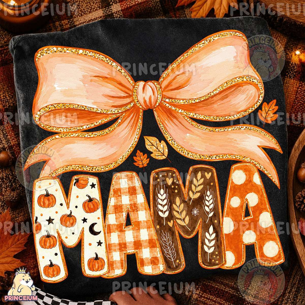 Coquette Fall Mama Bow