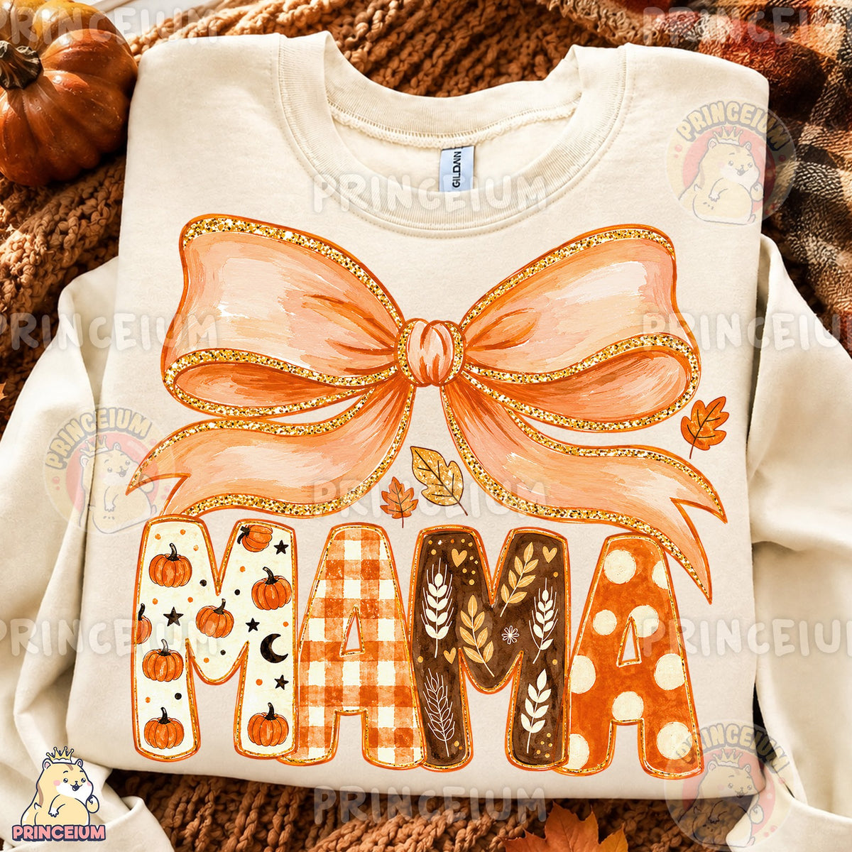 Coquette Fall Mama Bow