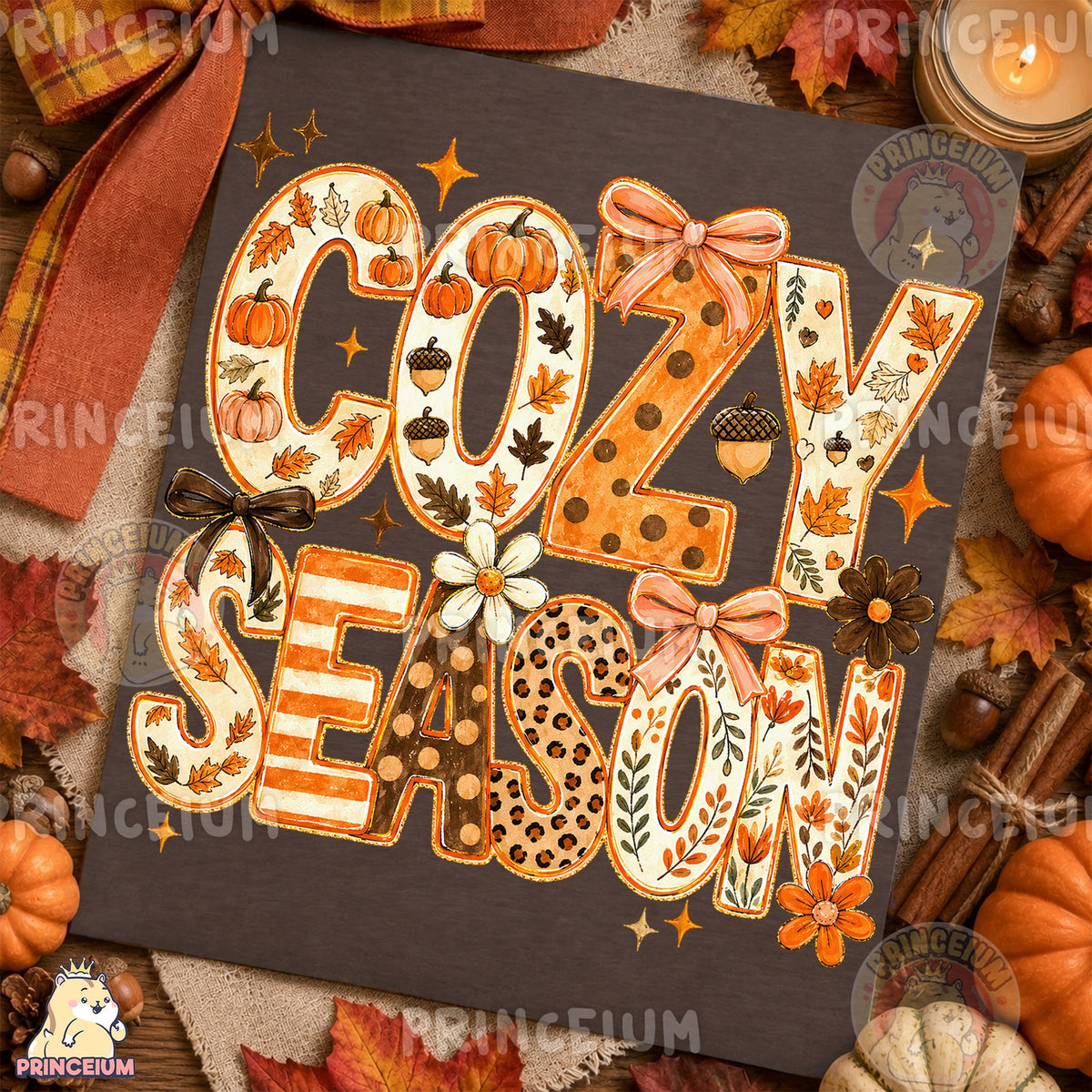 Cozy Season Fall Lettering