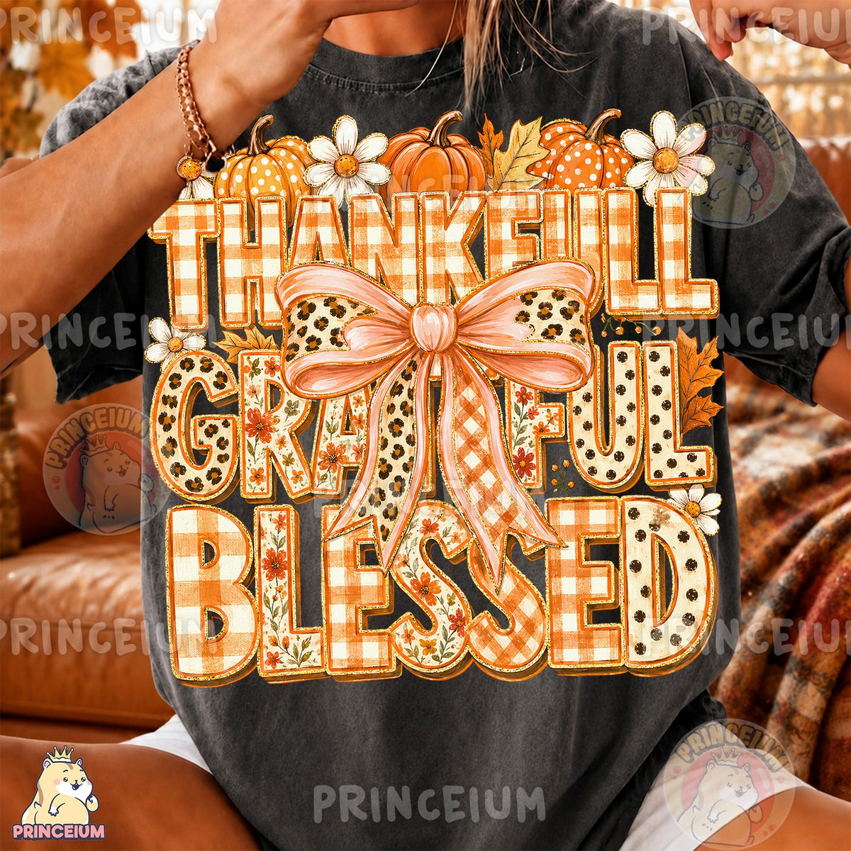 Thankful Grateful Blessed Coquette