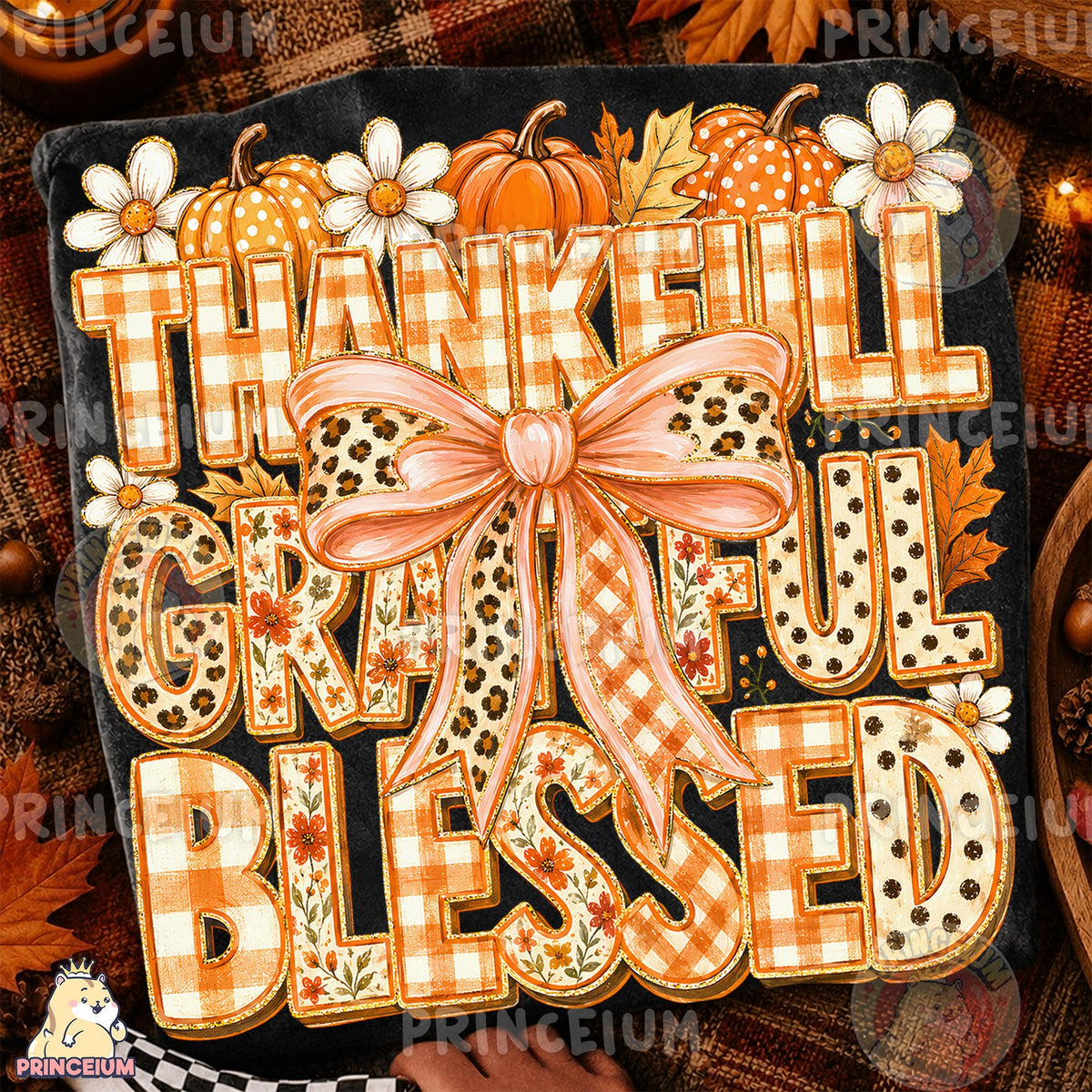 Thankful Grateful Blessed Coquette