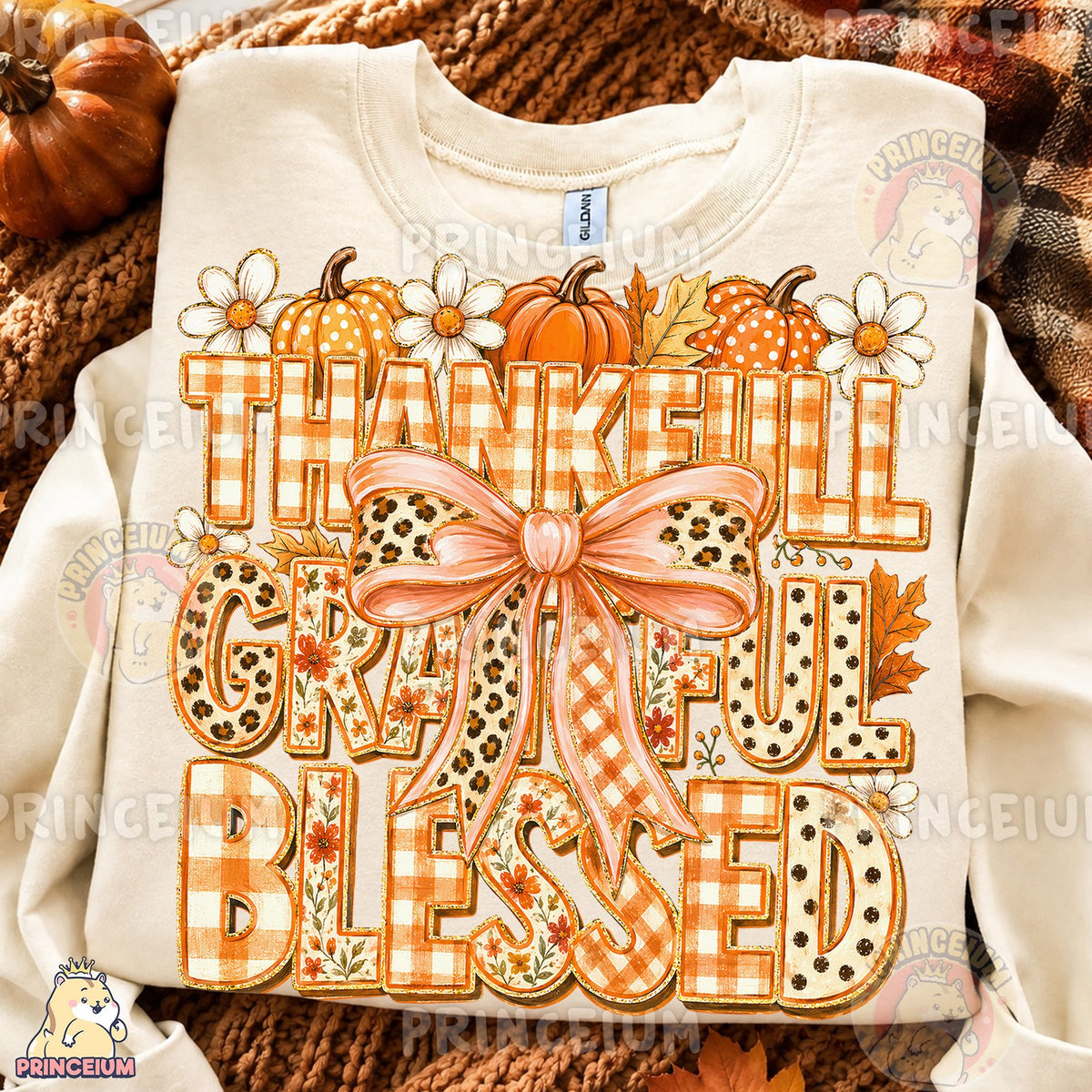 Thankful Grateful Blessed Coquette