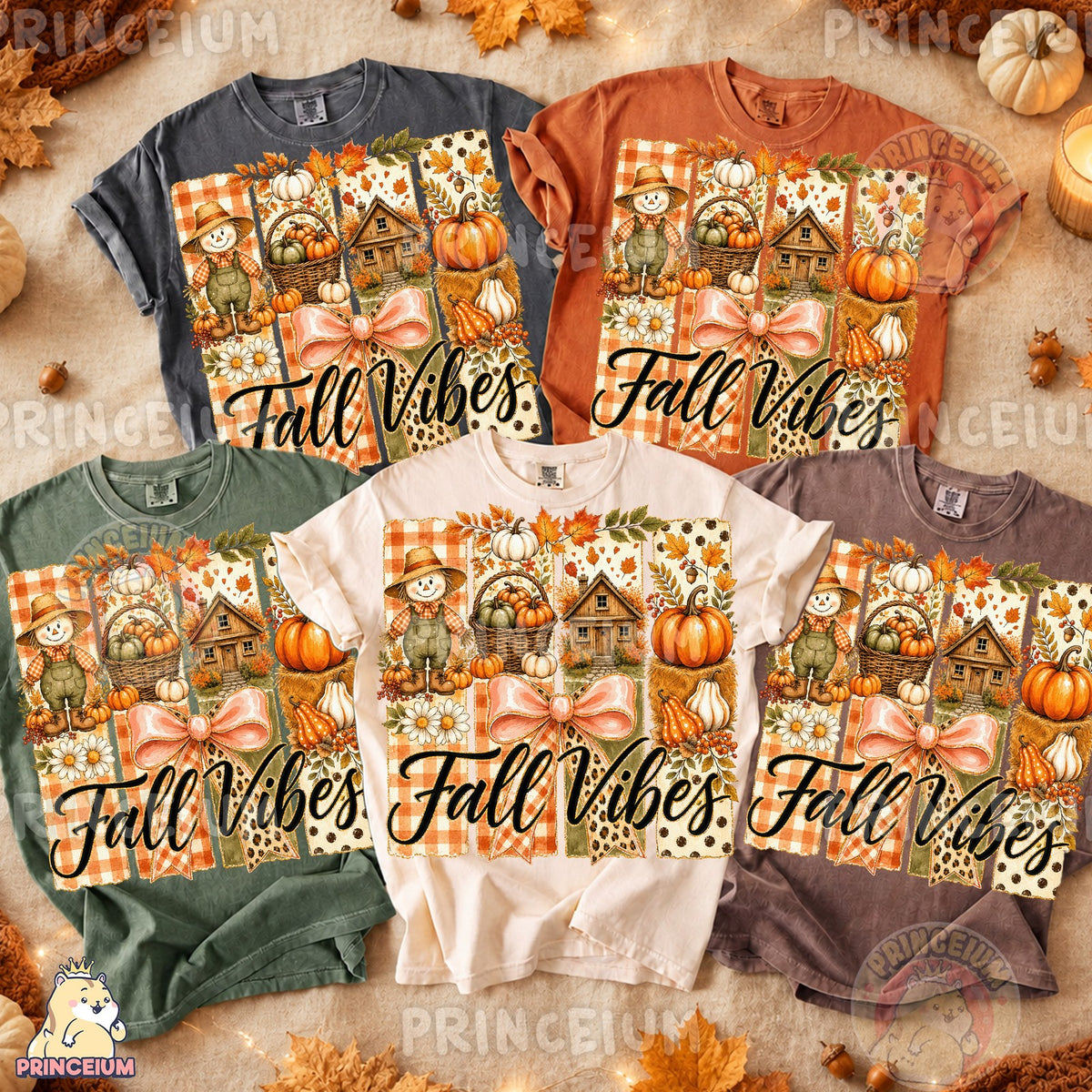 Fall Vibes Scarecrow Patch