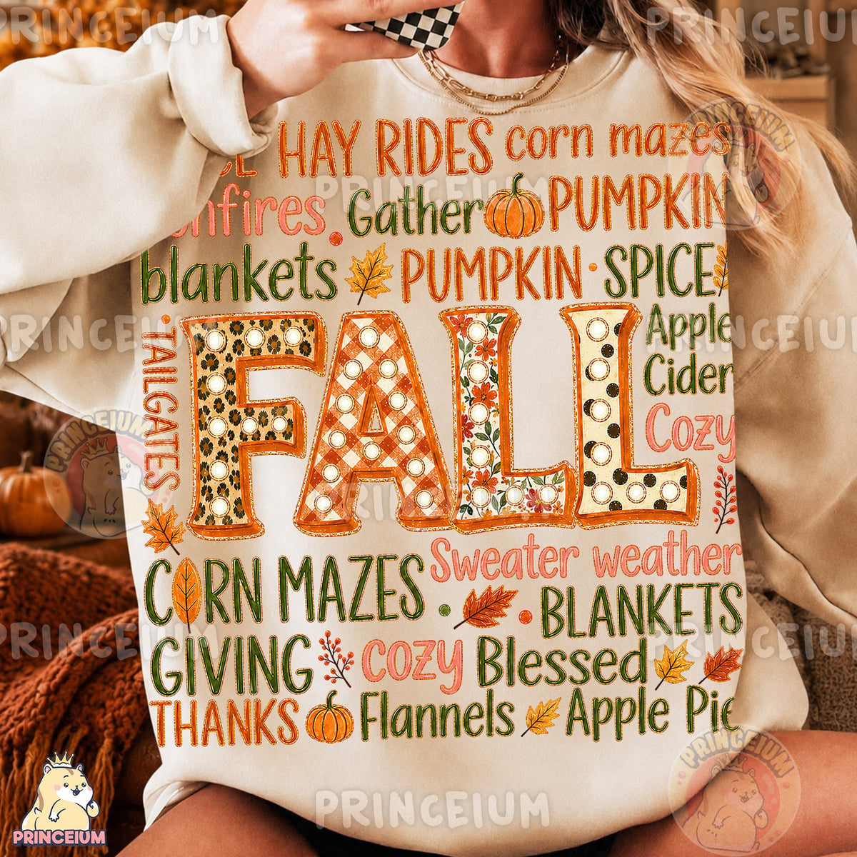 Cozy Fall Word Art