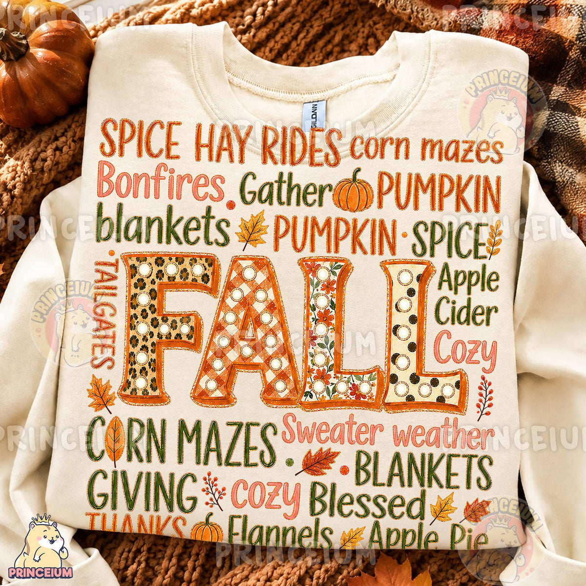 Cozy Fall Word Art