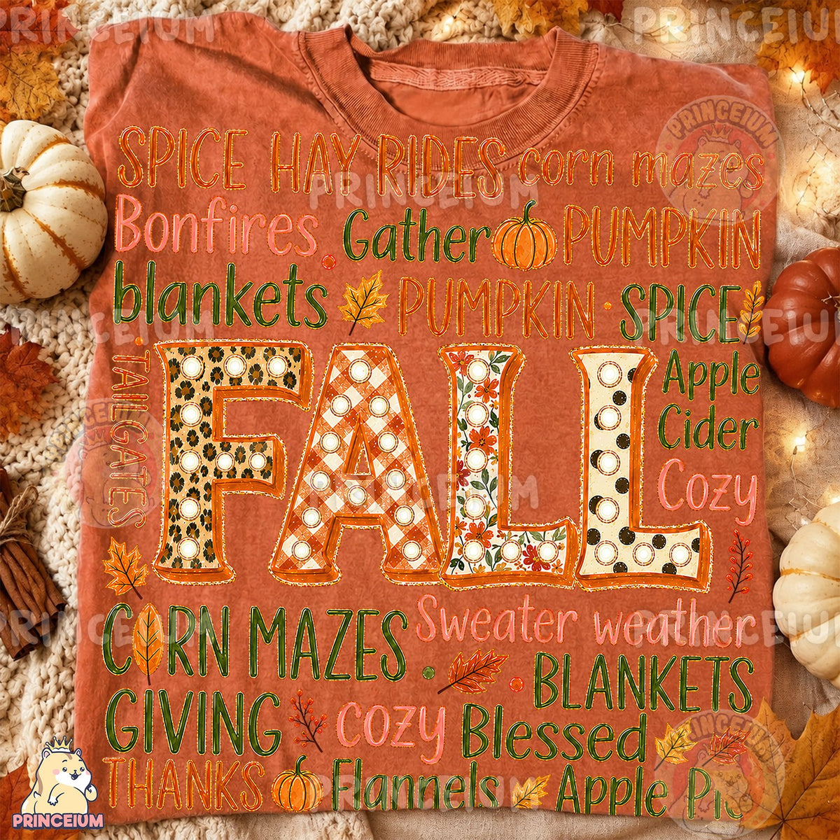 Cozy Fall Word Art