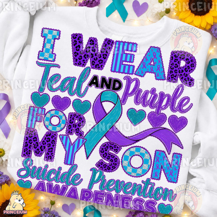 Teal and Purple Suicide Prevention