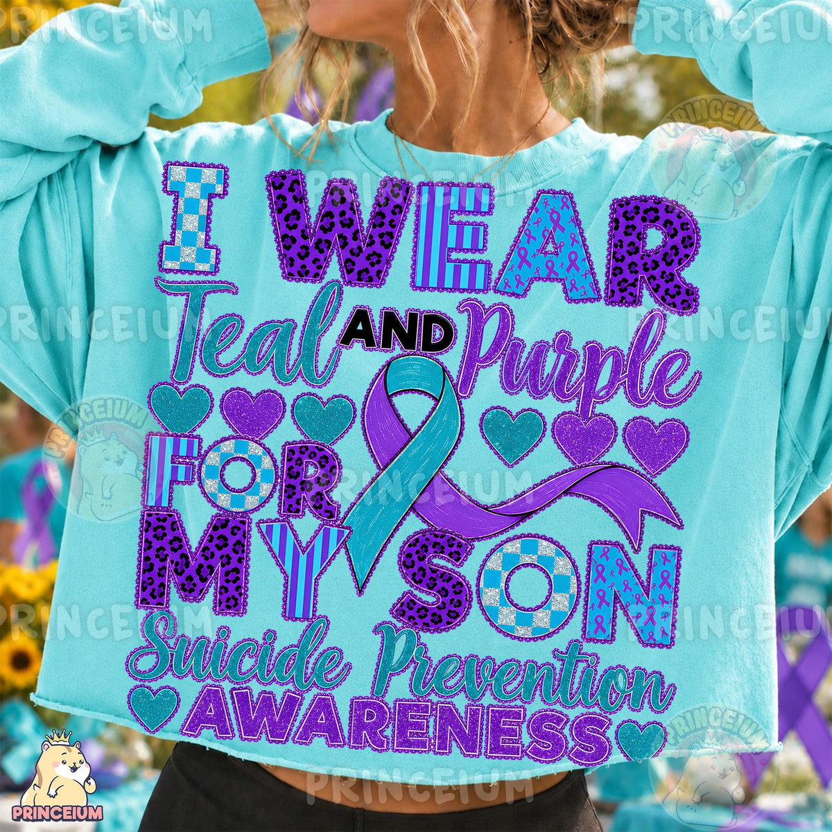 Teal and Purple Suicide Prevention