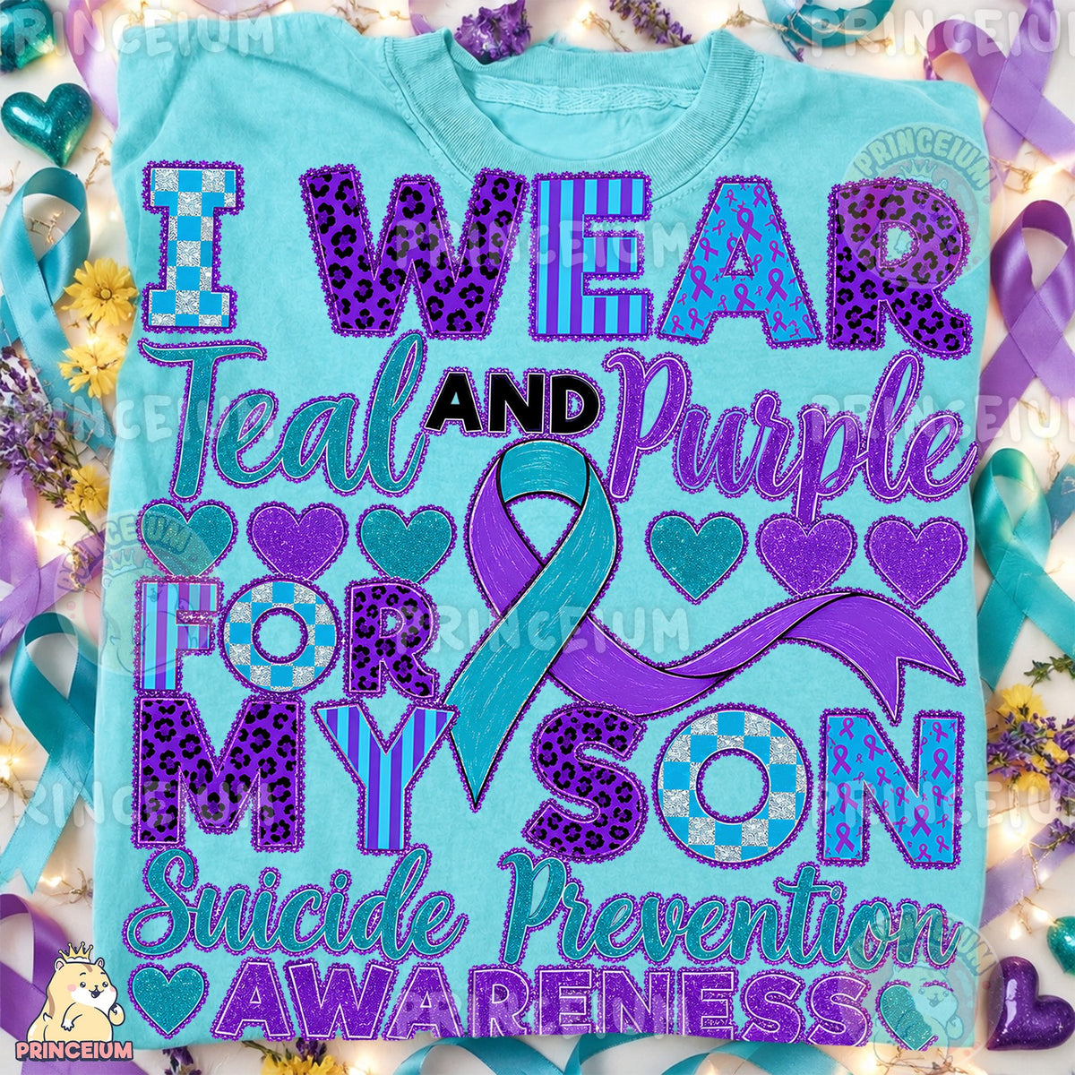 Teal and Purple Suicide Prevention