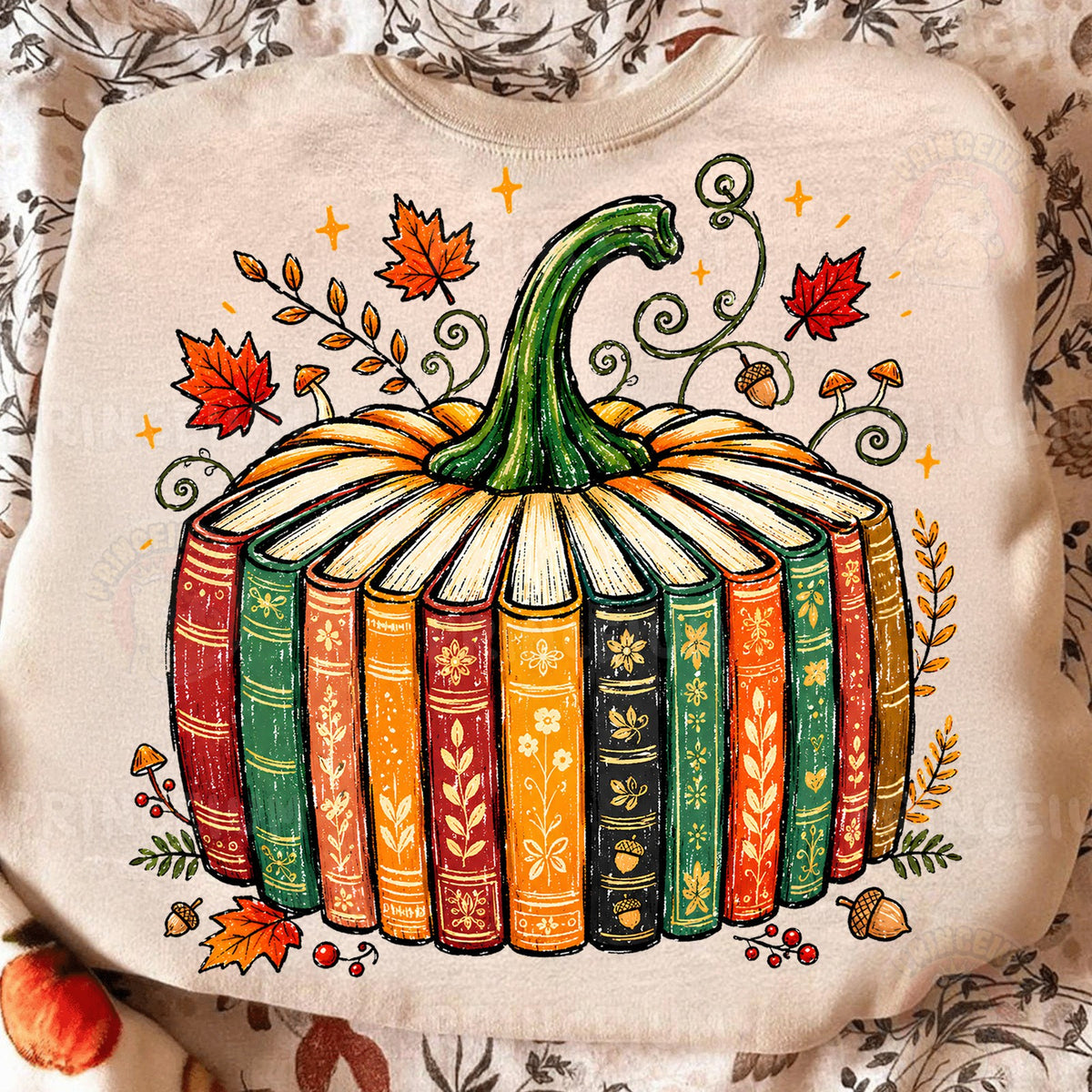 Autumn Book Pumpkin