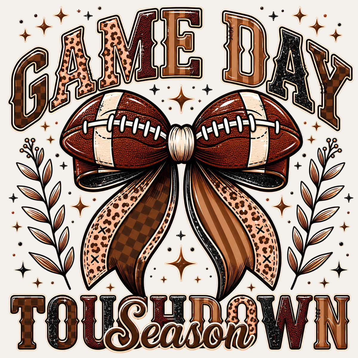 Football Pumpkin & Gameday Pennant Bundle