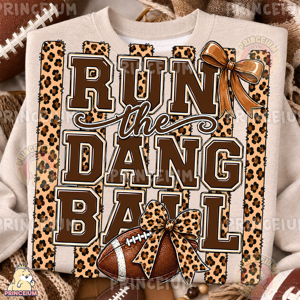 Football Pumpkin & Gameday Pennant Bundle