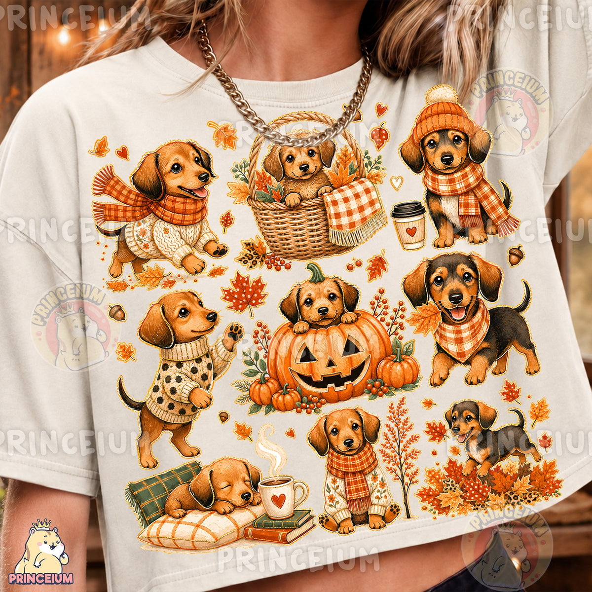 Pumpkin Pup & Cozy Dachshund