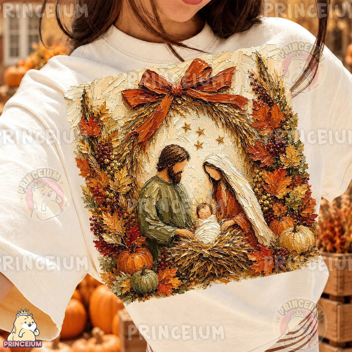 Autumn Nativity Scene