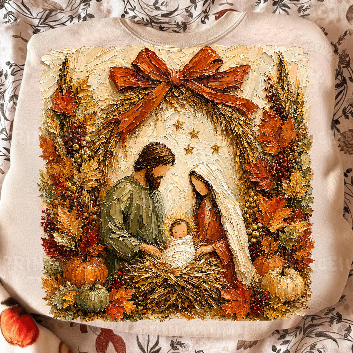 Autumn Nativity Scene