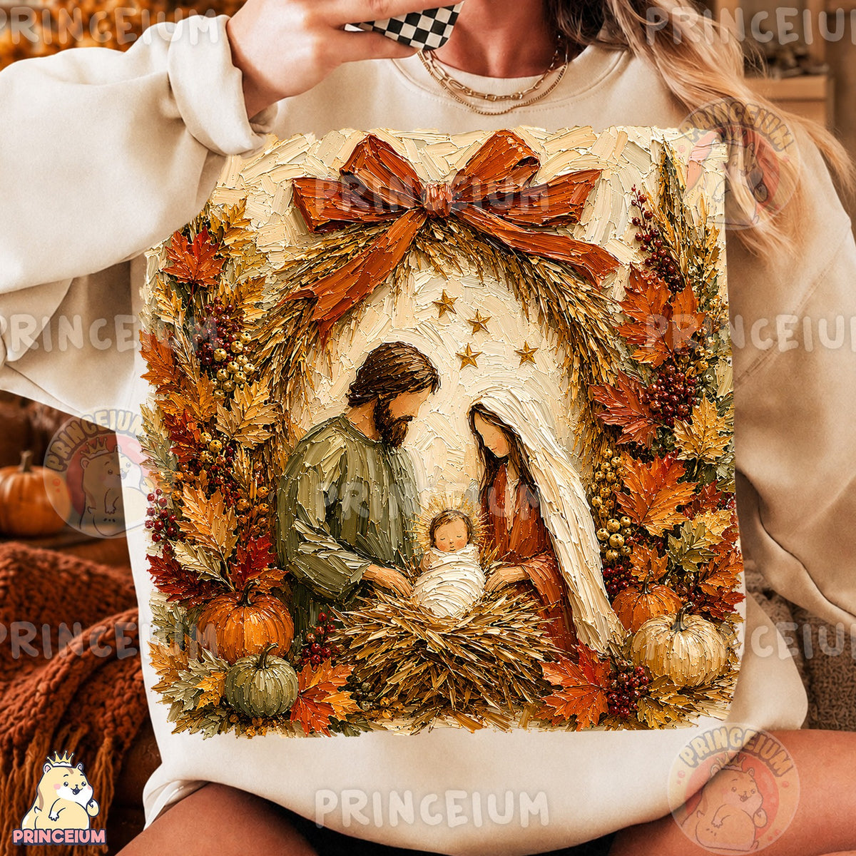 Autumn Nativity Scene
