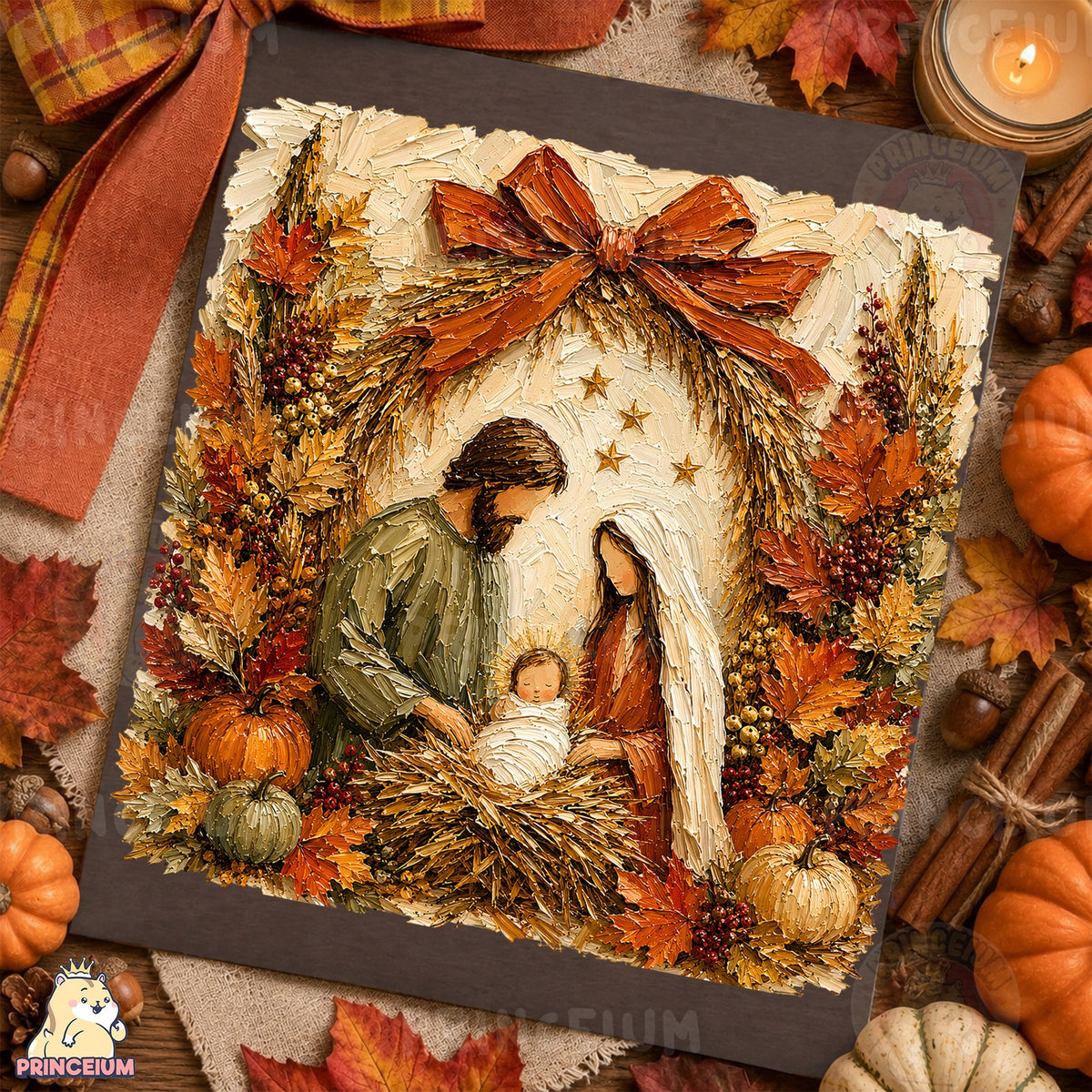 Autumn Nativity Scene