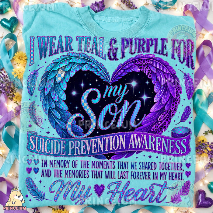 Teal & Purple for My Son