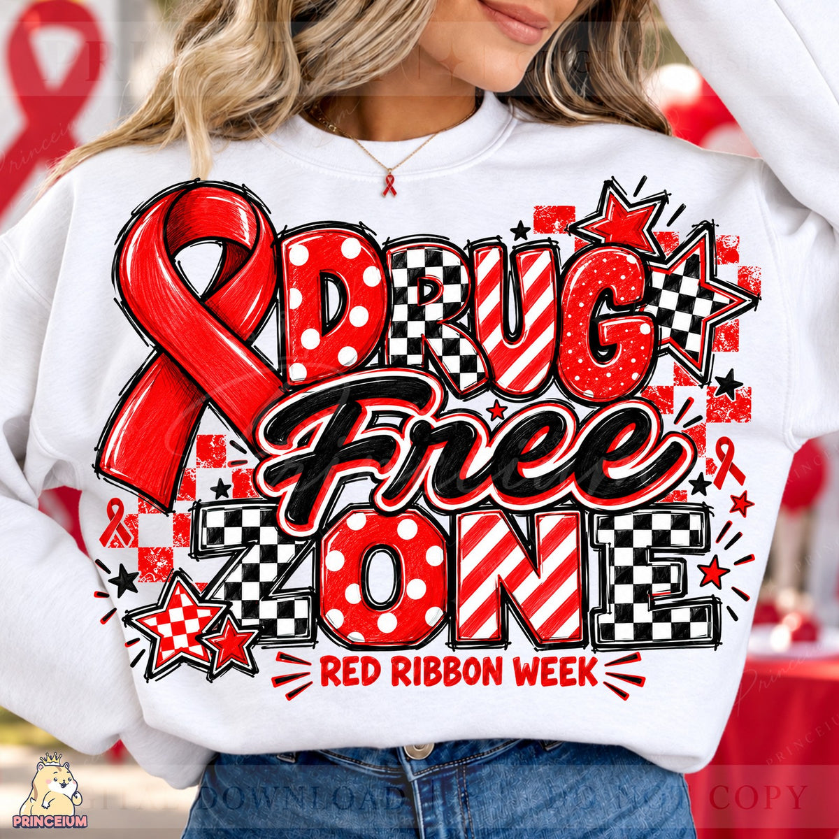 Drug Free Zone Red Ribbon Week
