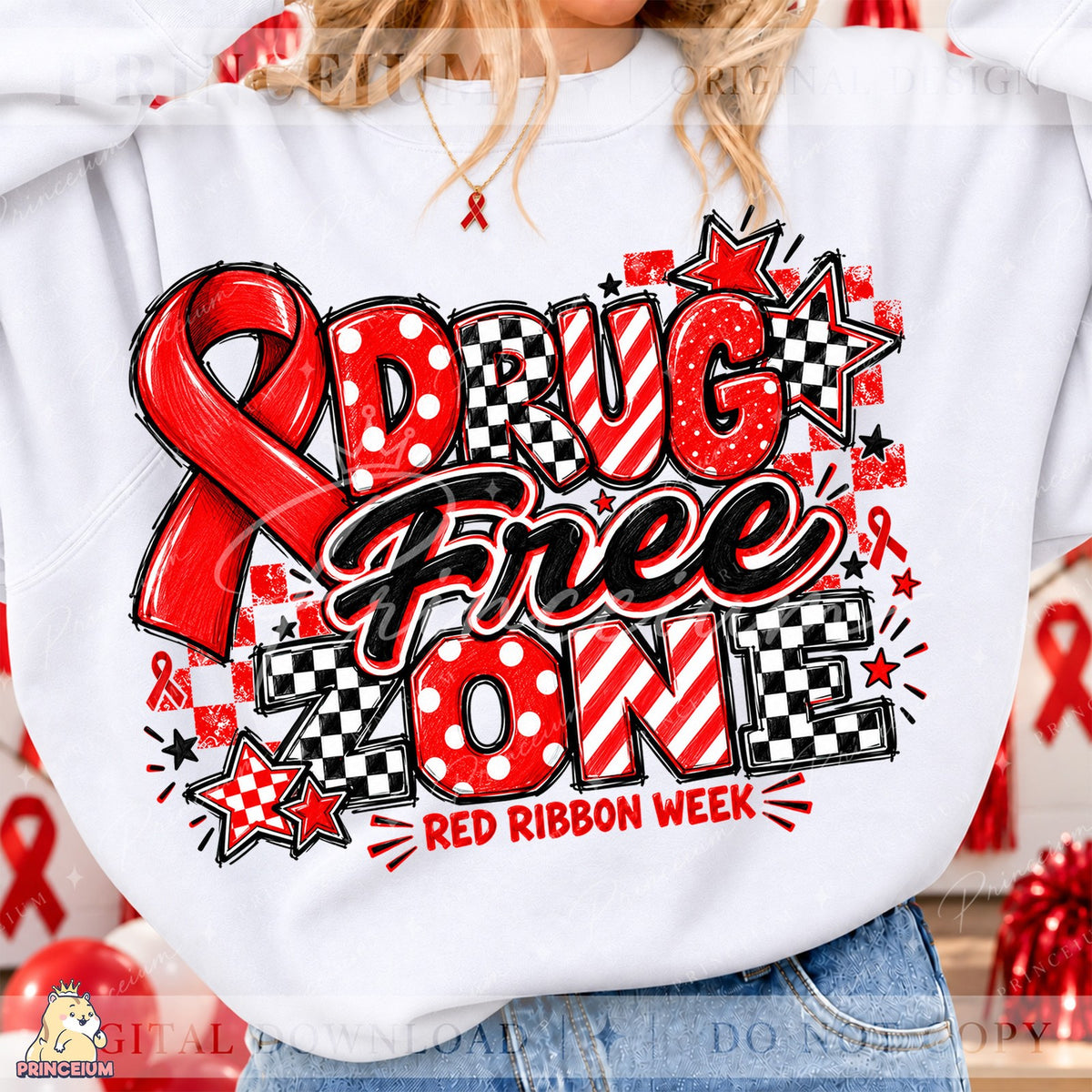 Drug Free Zone Red Ribbon Week