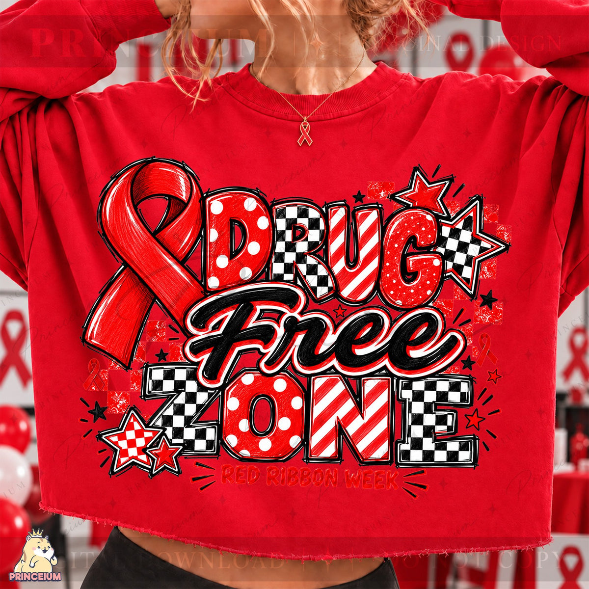 Drug Free Zone Red Ribbon Week