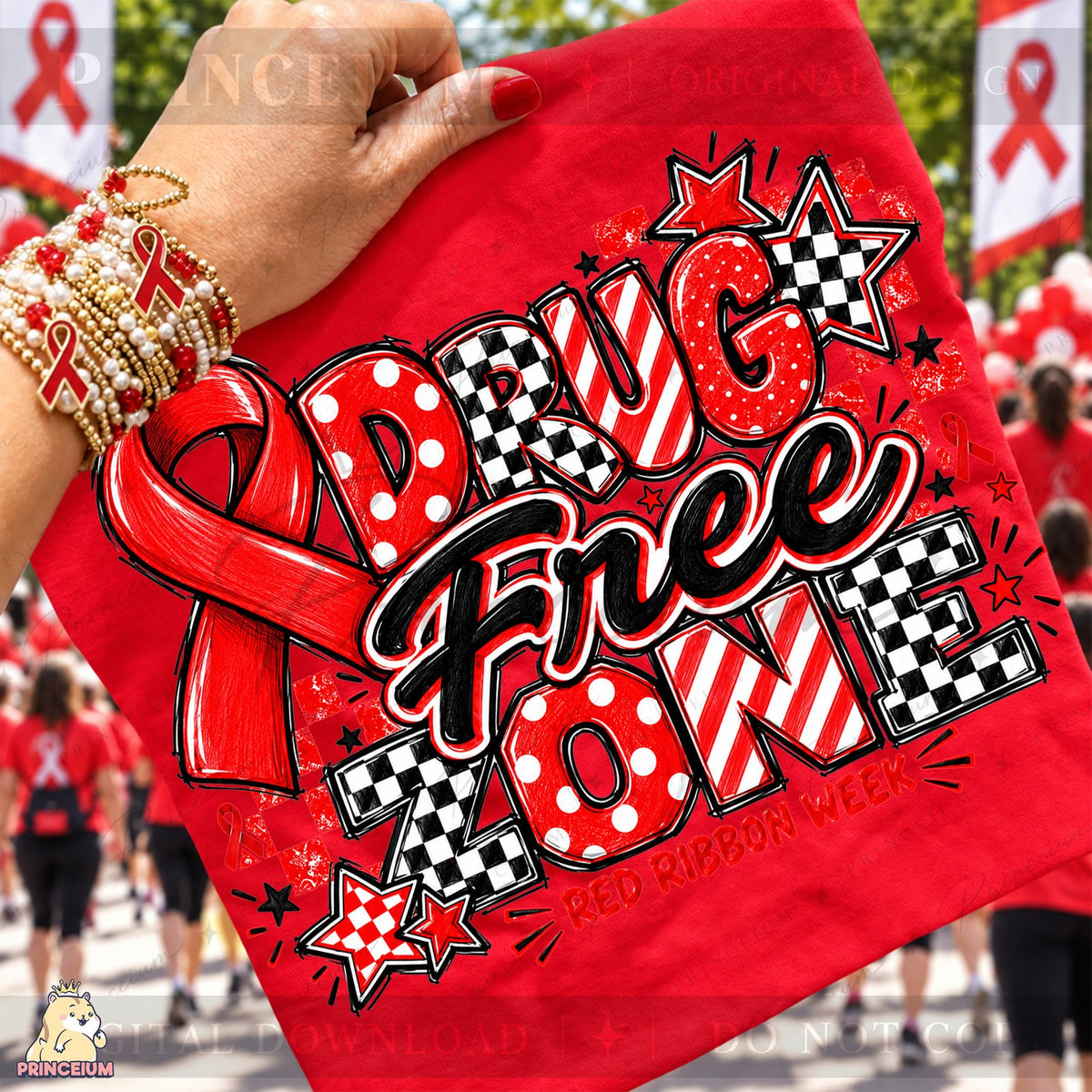 Drug Free Zone Red Ribbon Week
