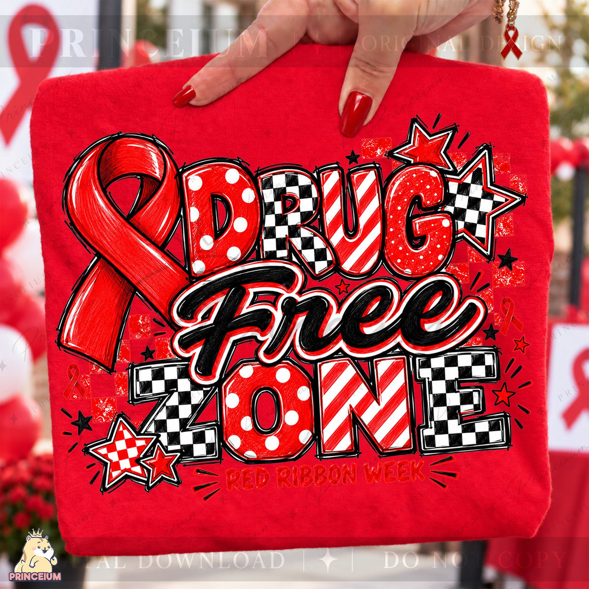 Drug Free Zone Red Ribbon Week