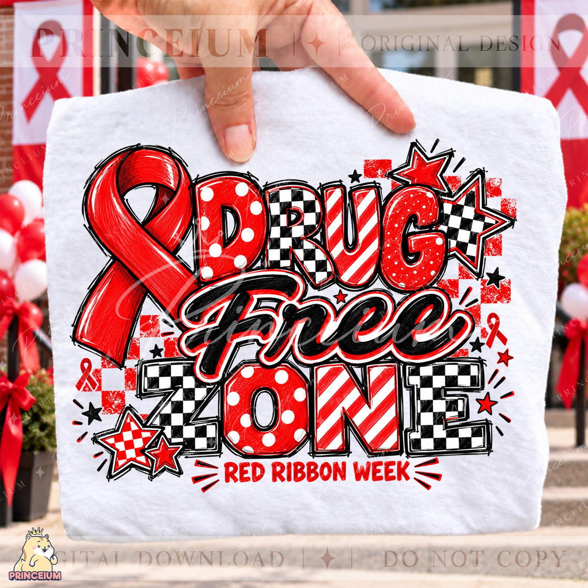 Drug Free Zone Red Ribbon Week