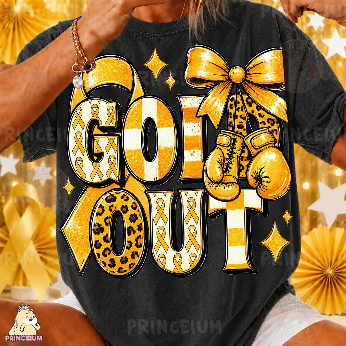 Go Out Gold Ribbon Boxing