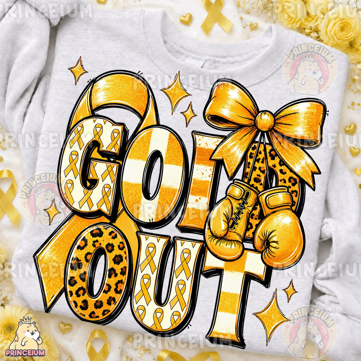 Go Out Gold Ribbon Boxing