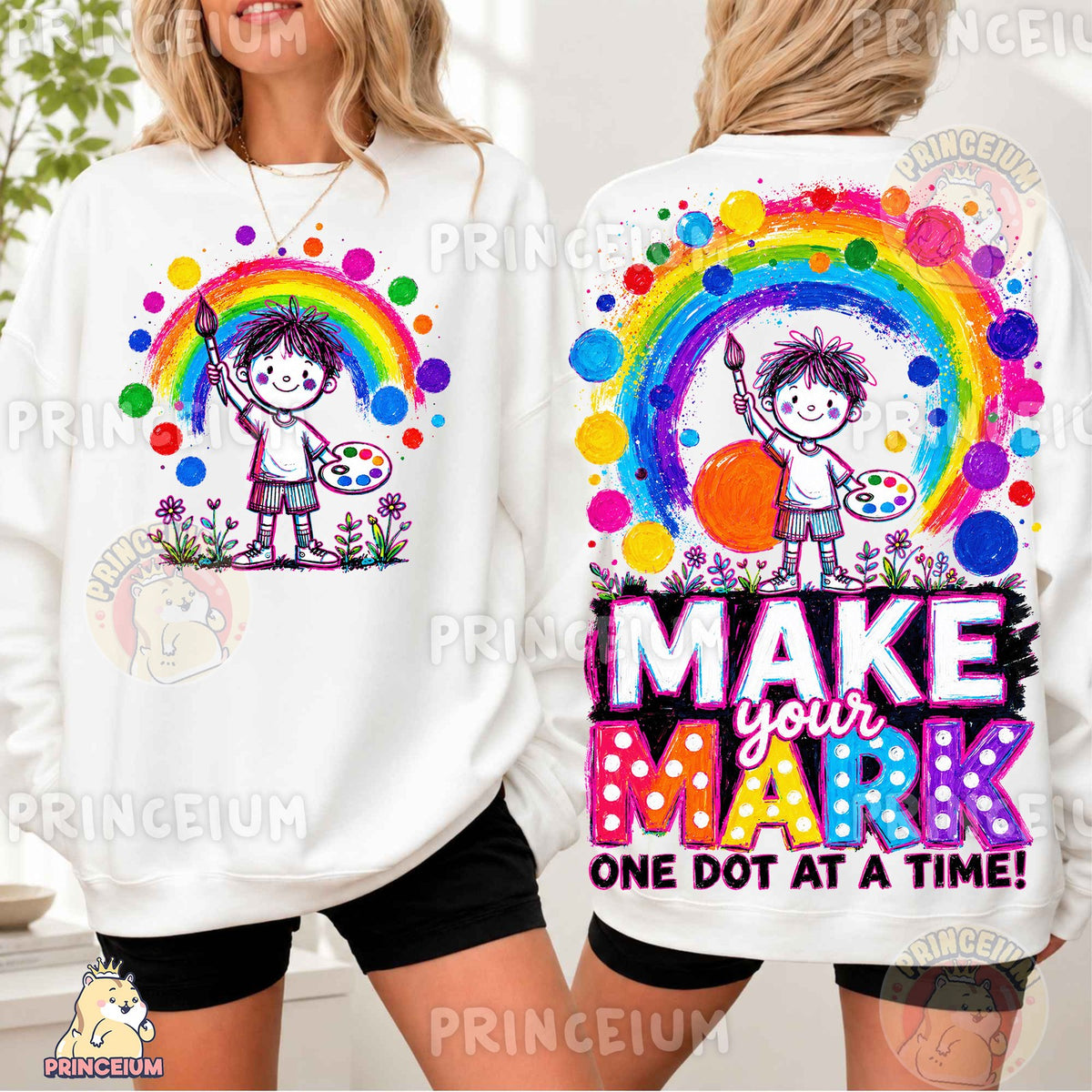 Make Your Mark Rainbow Painter Front and Back