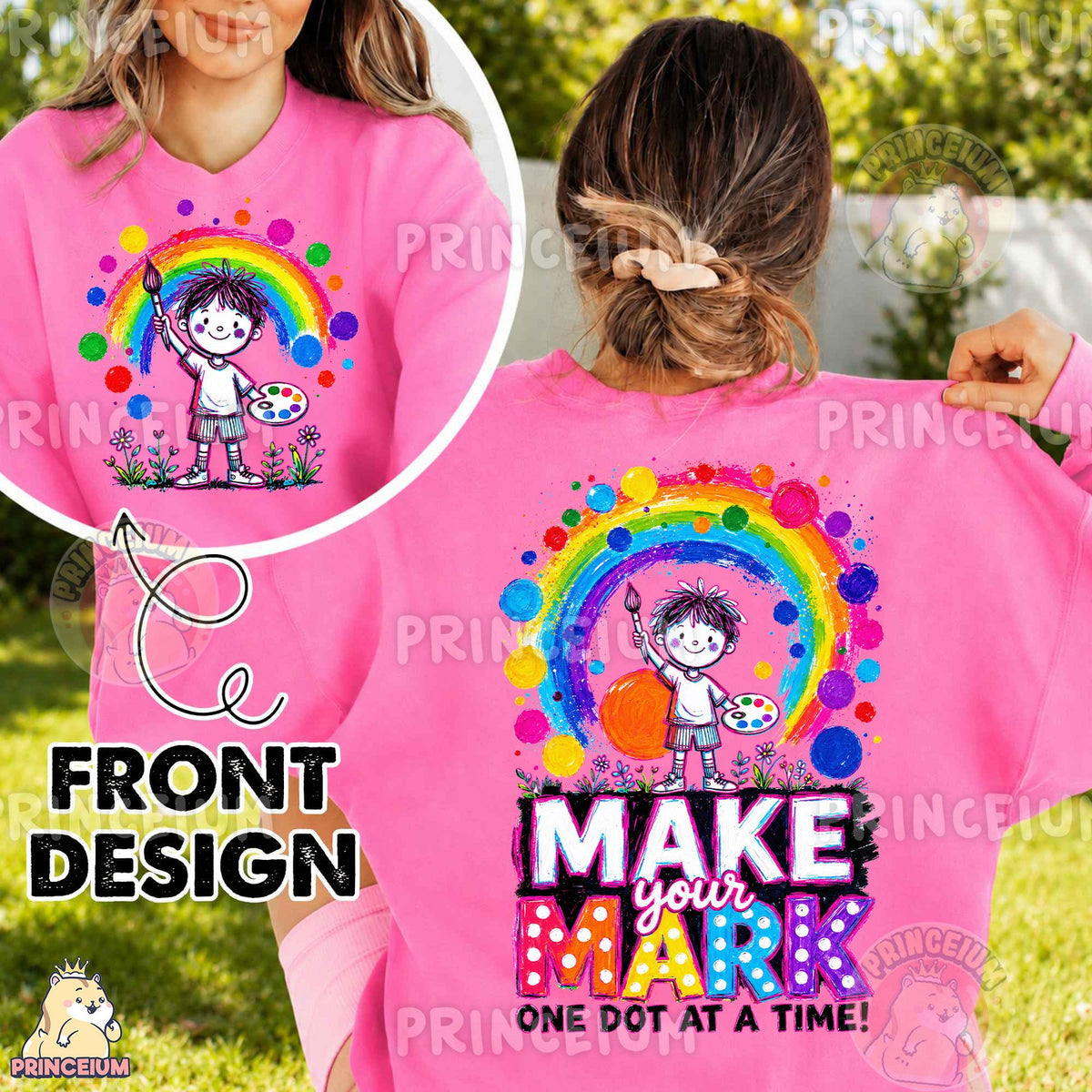 Make Your Mark Rainbow Painter Front and Back