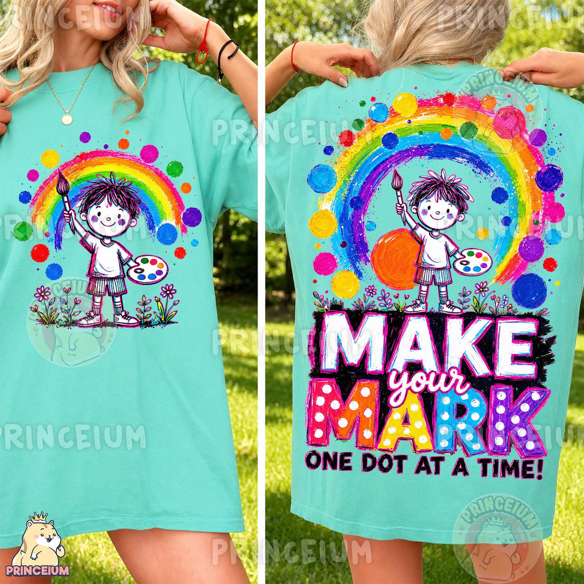 Make Your Mark Rainbow Painter Front and Back