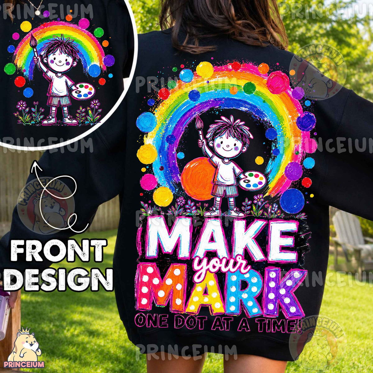 Make Your Mark Rainbow Painter Front and Back