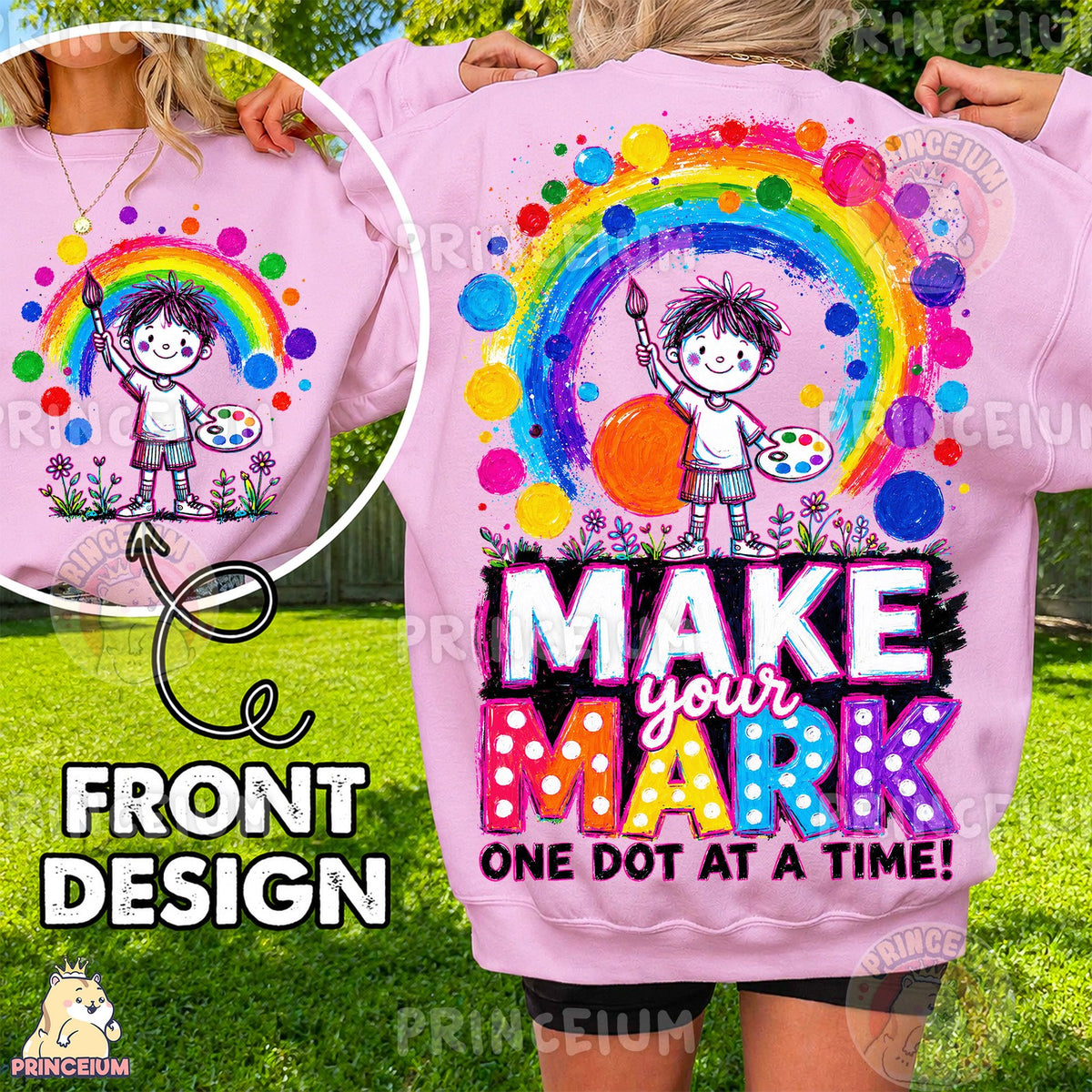 Make Your Mark Rainbow Painter Front and Back