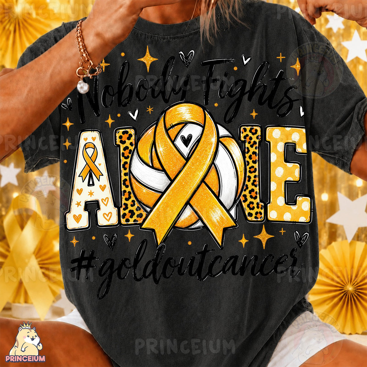 Nobody Fights Alone Volleyball