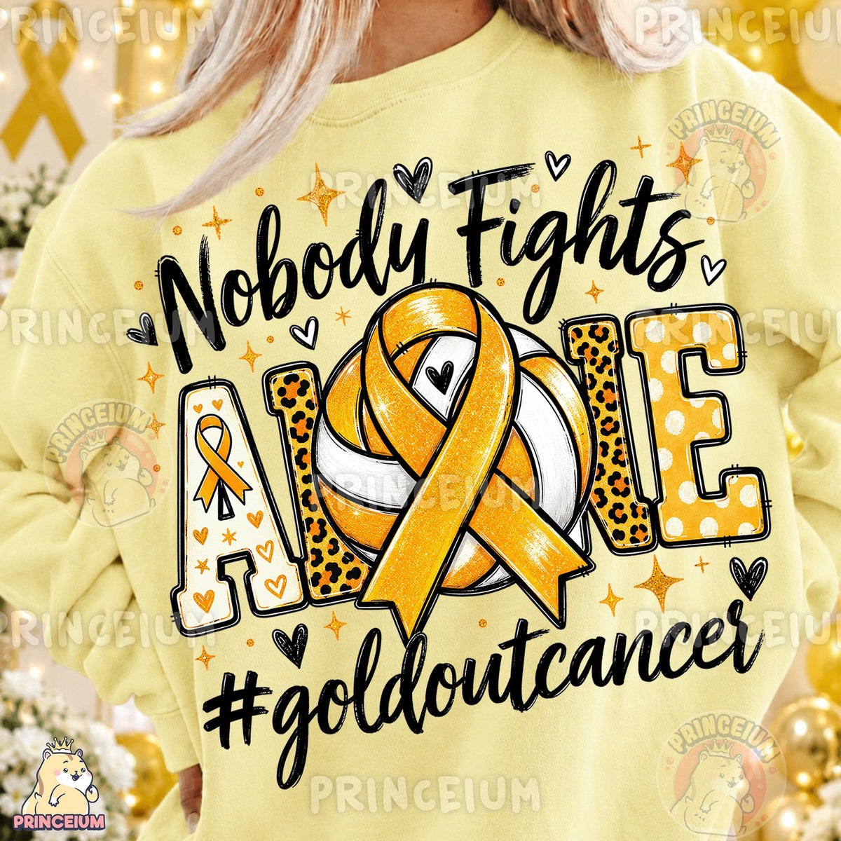Nobody Fights Alone Volleyball