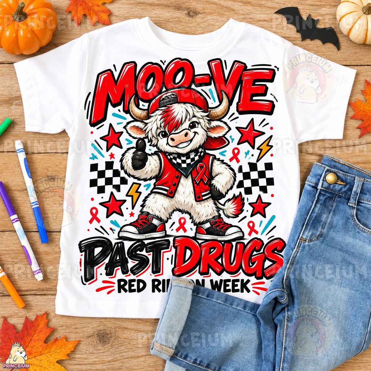 Moo-ve Past Drugs Red Ribbon Week