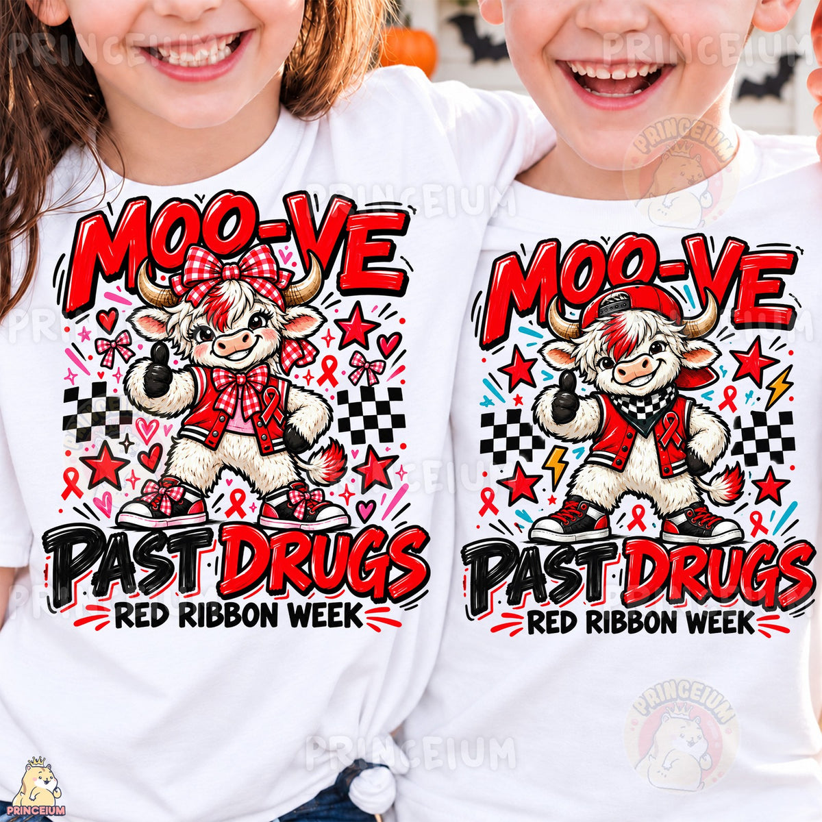 Moo-ve Past Drugs Red Ribbon Week